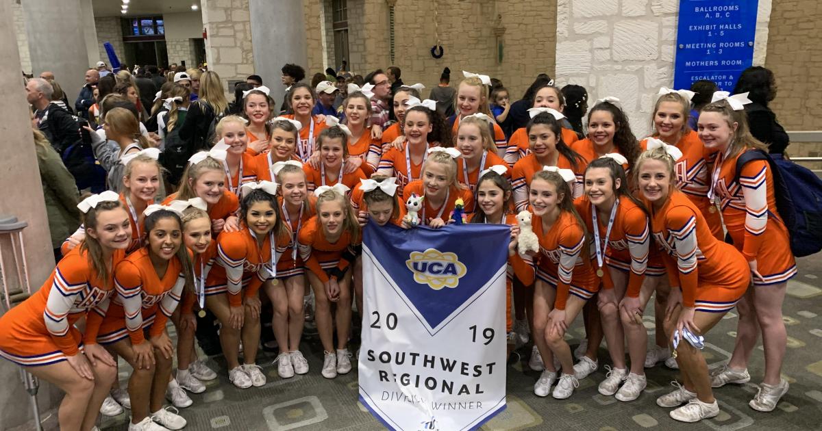 SA Central Cheer Takes 1st Place at UCA Southwest Regional